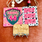 Neon Pink Western Girly Freshies