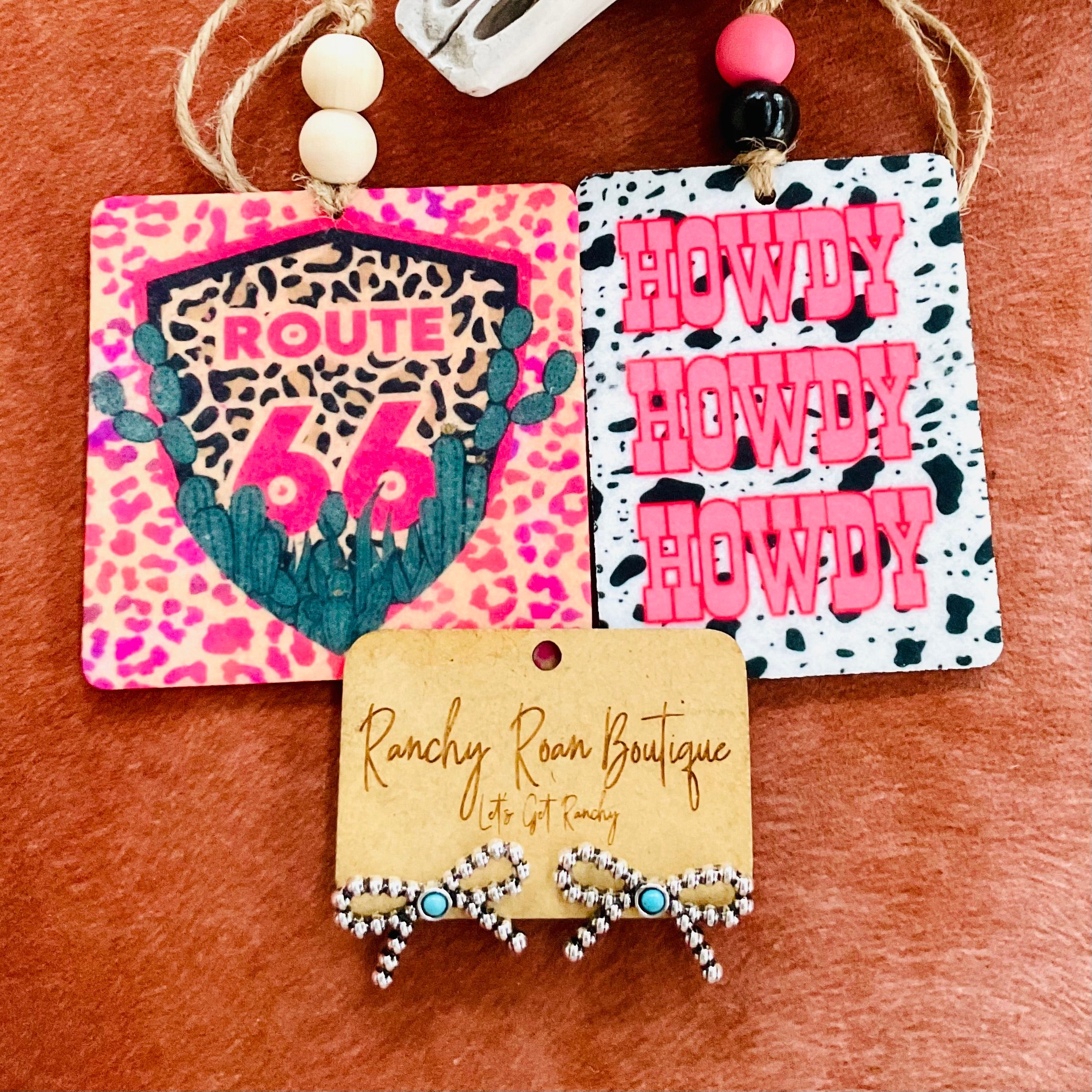 Neon Pink Western Girly Freshies