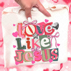 Love like Jesus comfort color tee