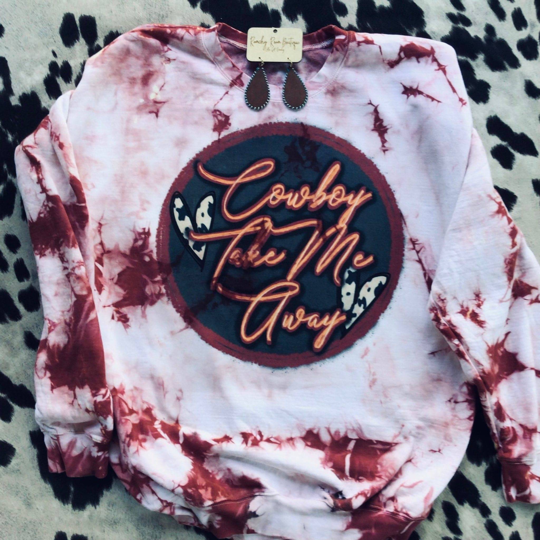 Cowboy Take Me Away Western Sweatshirt
