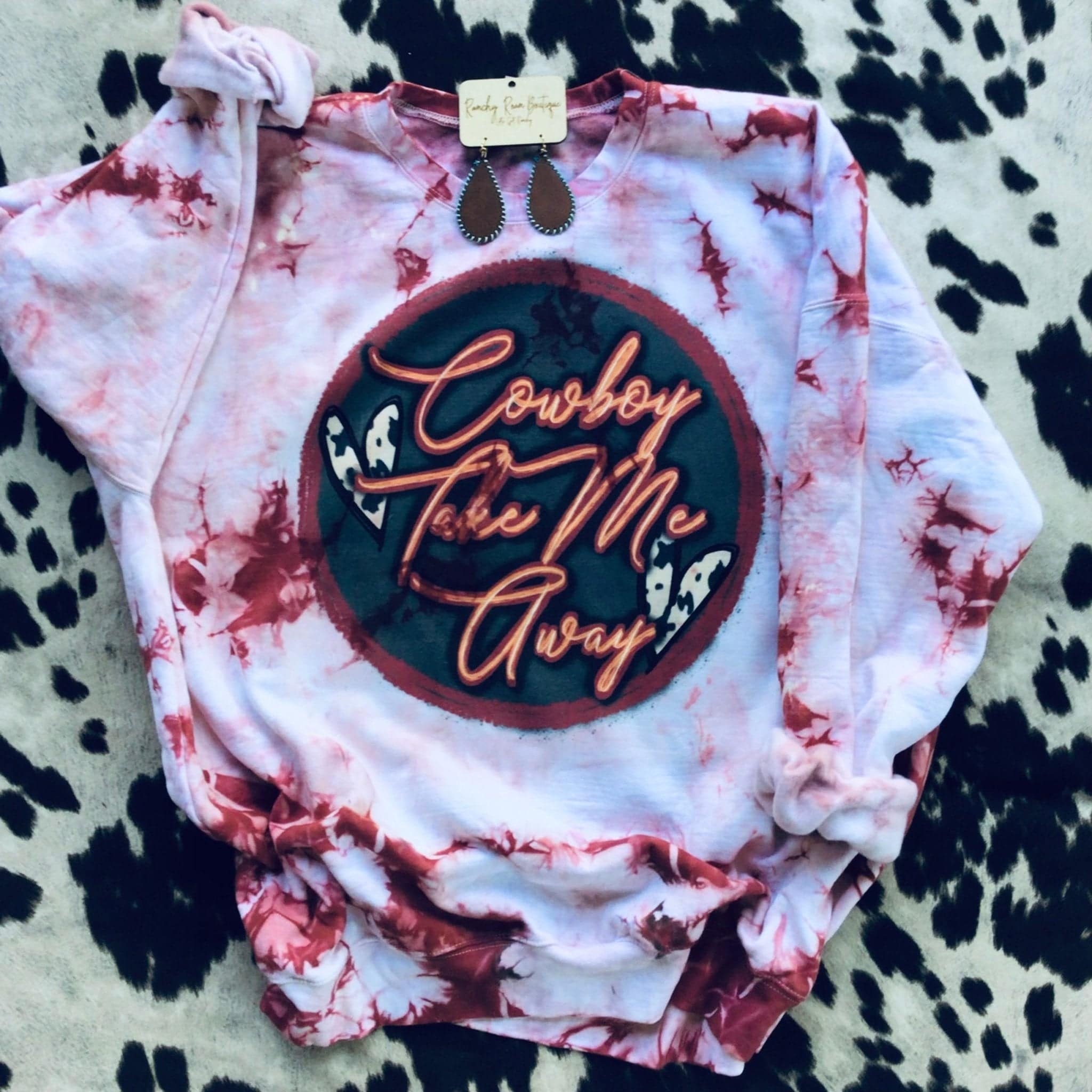 Cowboy Take Me Away Western Sweatshirt